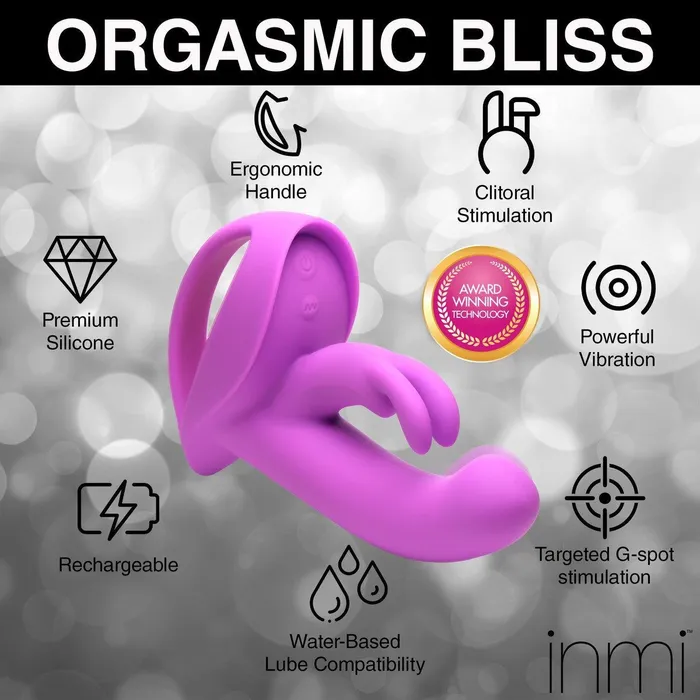 XR Brands Female Sex Toys 12x Comehither Rocker Ergonomic Rabbit GSpot Vibrator