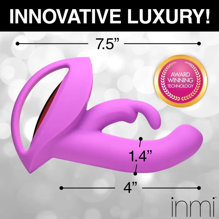 XR Brands Female Sex Toys 12x Comehither Rocker Ergonomic Rabbit GSpot Vibrator