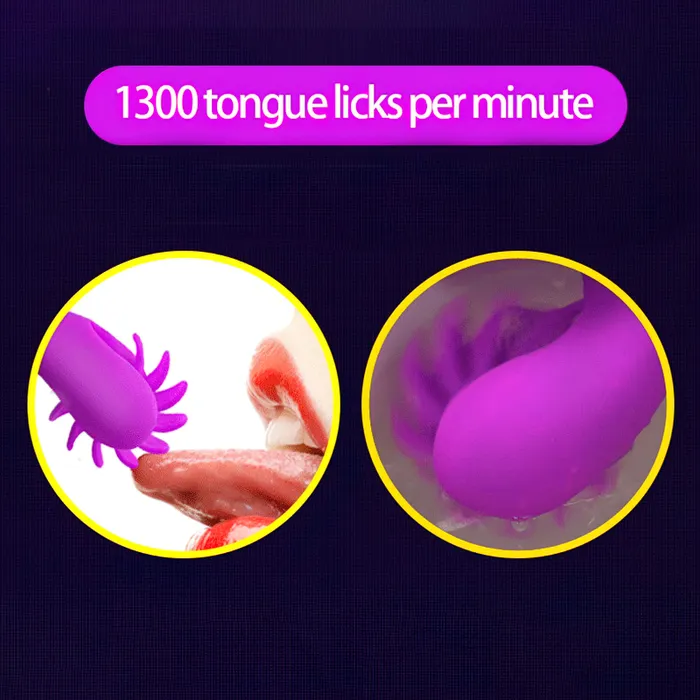 7Frequencies Rabbit Vibrator with Licking Function Womens Sex Stimulator EVEs SECRETS Female Sex Toys