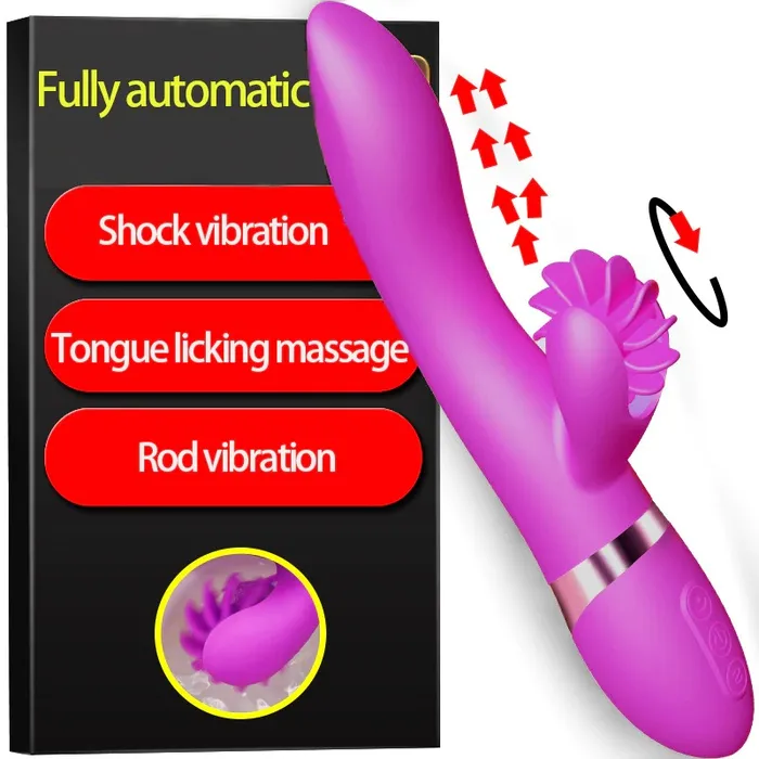 7Frequencies Rabbit Vibrator with Licking Function Womens Sex Stimulator EVEs SECRETS Female Sex Toys