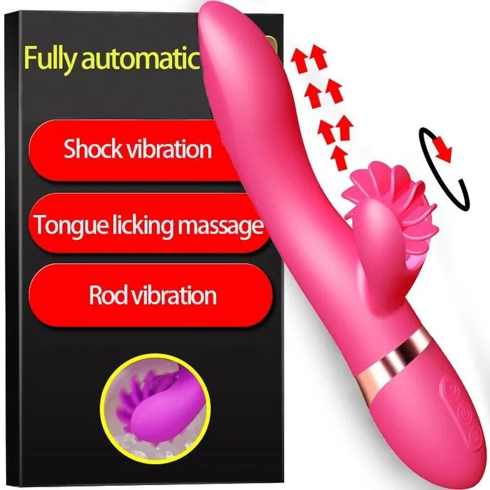 7Frequencies Rabbit Vibrator with Licking Function Womens Sex Stimulator EVEs SECRETS Female Sex Toys