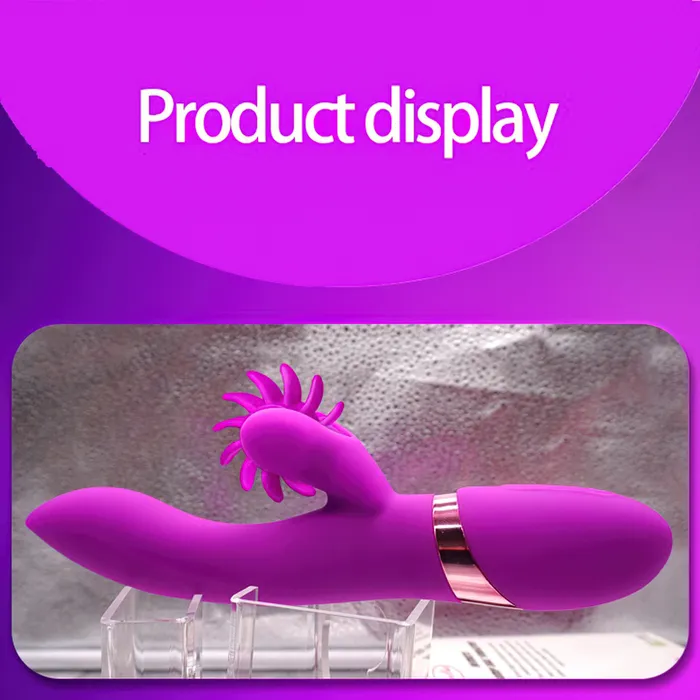 7Frequencies Rabbit Vibrator with Licking Function Womens Sex Stimulator EVEs SECRETS Female Sex Toys