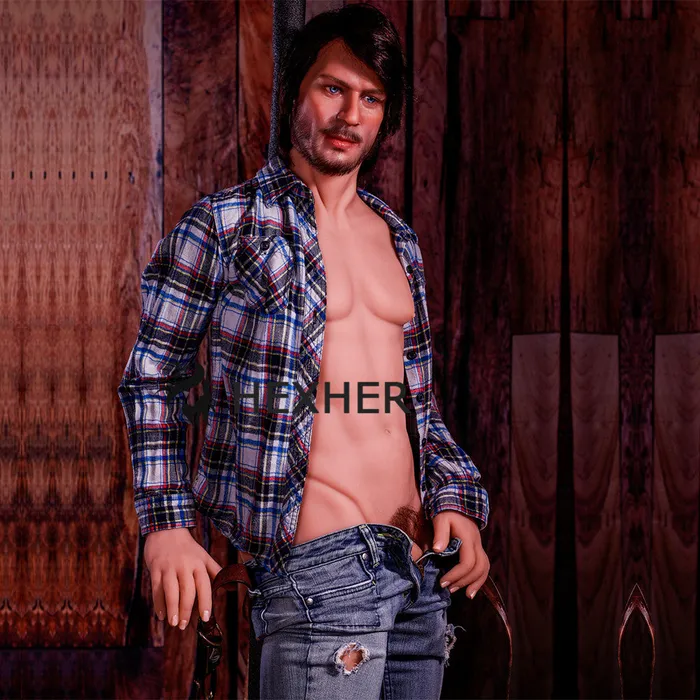 HEXHER Male Sex Toys Popular Male Doll with Silicone Head