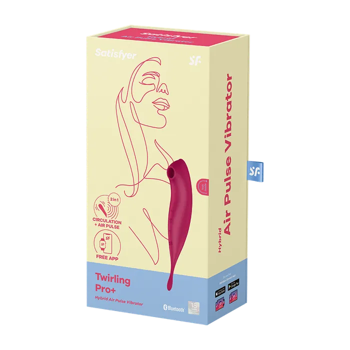 Satisfyer Vibrators Satisfyer Twirling Pro Connect App Air Pulse Vibrator
