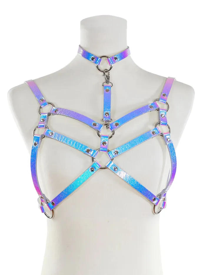 Female Sex Toys HonourSkintwocom Double Strapped Bra Harness with Collar Black Female Sex Toys HonourSkintwocom Double Strapped Bra Harness with Collar Black