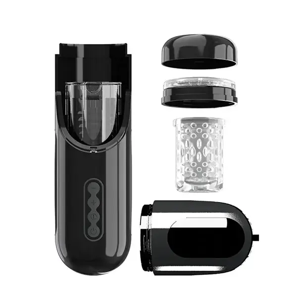 Pretty Love Vibrators Pretty Love Lorelei Rotating Thrusting Masturbator Black