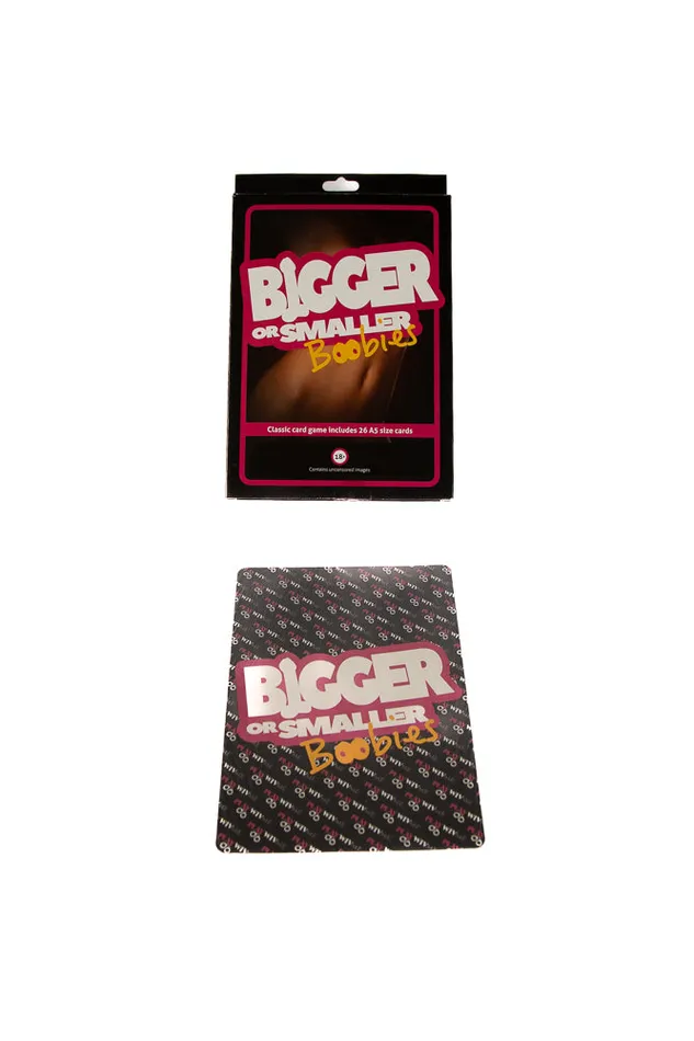 Creative Conceptions Creative Conceptions Bigger or Smaller Boobs Card Game Games