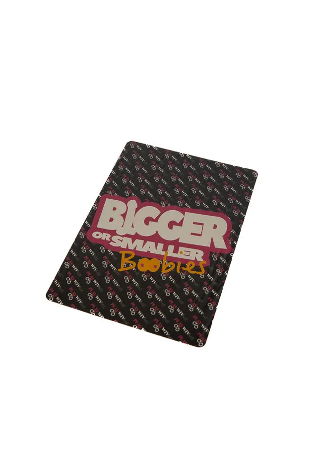 Creative Conceptions Creative Conceptions Bigger or Smaller Boobs Card Game Games