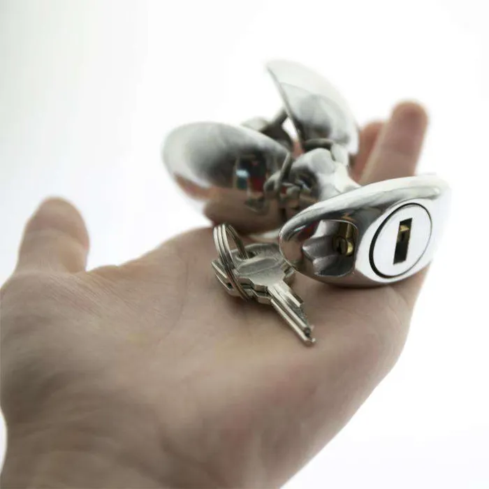 Oxyshop Anal Locking Butt Plug for Anal Chastity