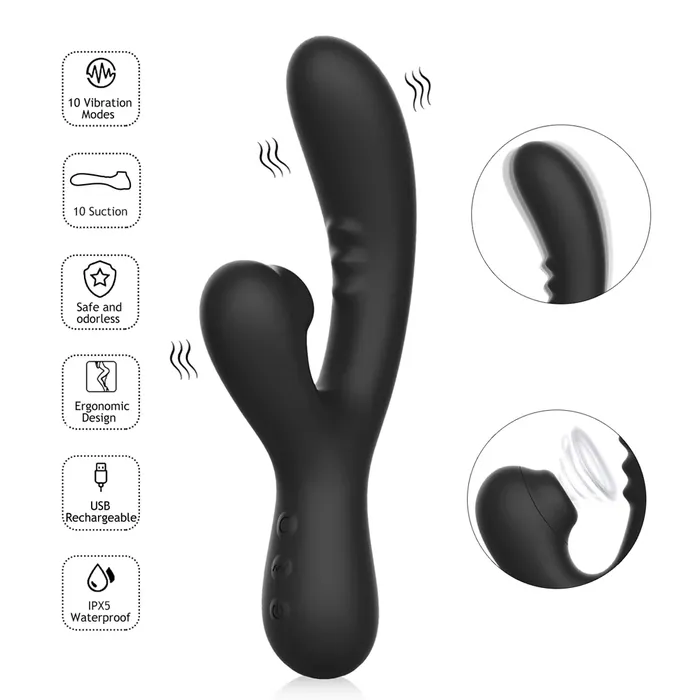 Winyi Vibrators Winyi Joanna Rabbit Vibrator Purple