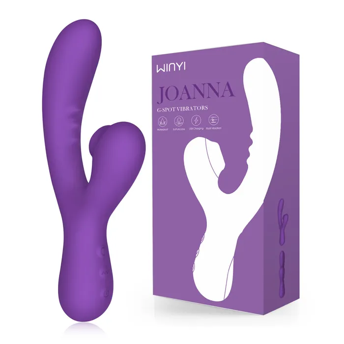 Winyi Vibrators Winyi Joanna Rabbit Vibrator Purple