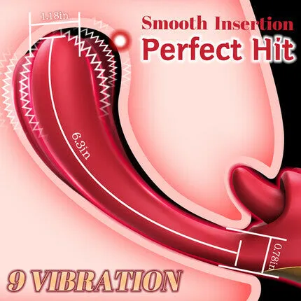 Acmejoy Clitoral Licking G Spot Vibrating Swinging Stimulator AcmeJoy Female Sex Toys