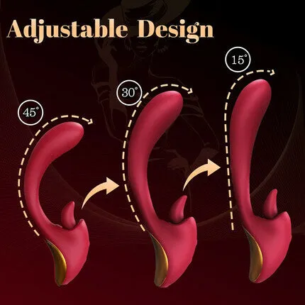 Acmejoy Clitoral Licking G Spot Vibrating Swinging Stimulator AcmeJoy Female Sex Toys