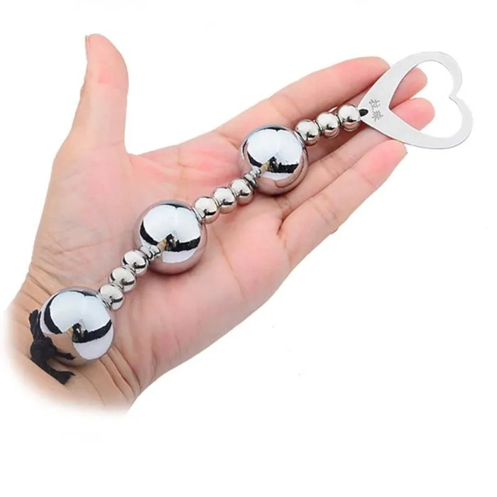 Lovegasm Male Sex Toys Cute Metal Anal Balls