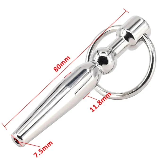 Lovegasm Male Sex Toys Hollow Penis Metal Plug