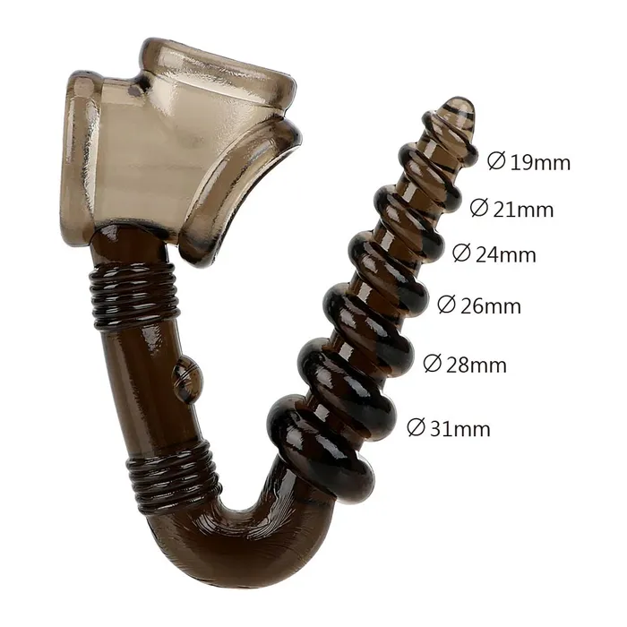 Male Sex Toys LAZADASEXTOYS IKOKY Cock Ring and Butt Plug Male masturbator Stimulator Anal plug Prostate Massage Silicone Penis Ring Adult Sex Toys for Men