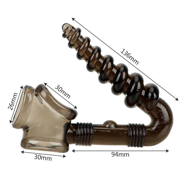 Male Sex Toys LAZADASEXTOYS IKOKY Cock Ring and Butt Plug Male masturbator Stimulator Anal plug Prostate Massage Silicone Penis Ring Adult Sex Toys for Men