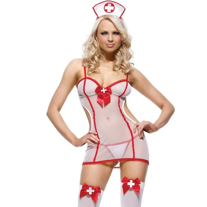 Male Sex Toys LAZADASEXTOYS Porno Lingerie Hot Women Baby Doll Lenceria Sexi Erotic Lingerie Dress Cosplay Nurse Uniform Costumes Underwear Sex Clothes Role